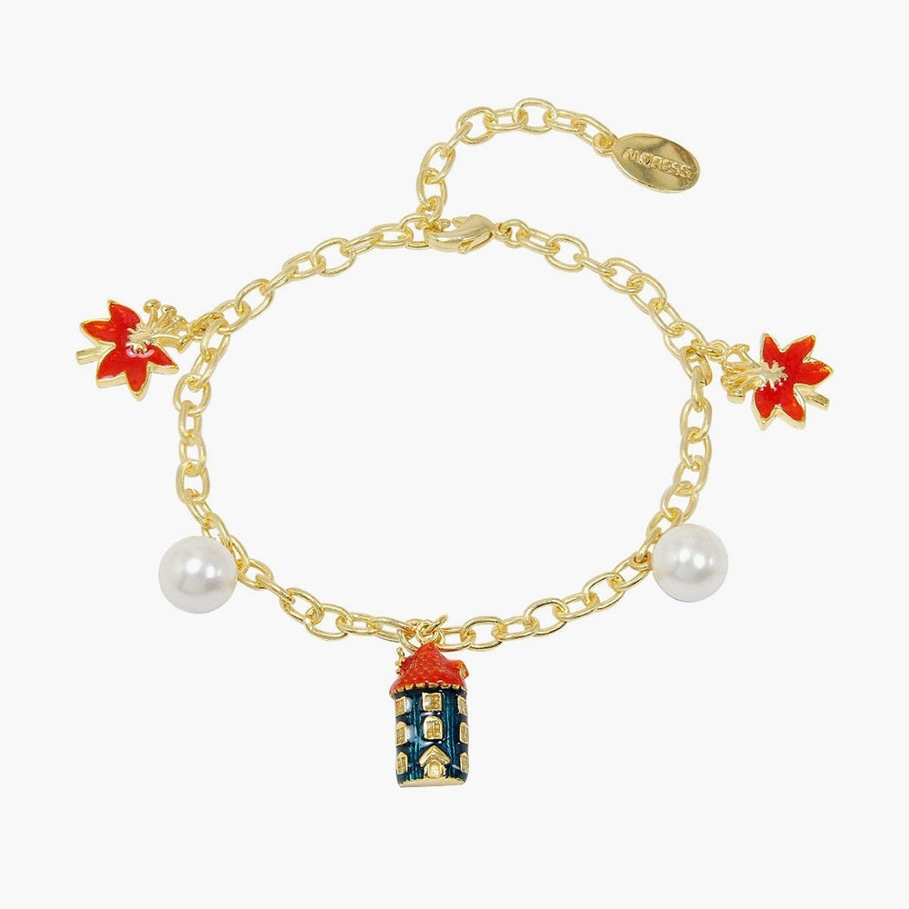 Moominhouse Gold Chain Bracelet - Moress Charms - The Official Moomin Shop