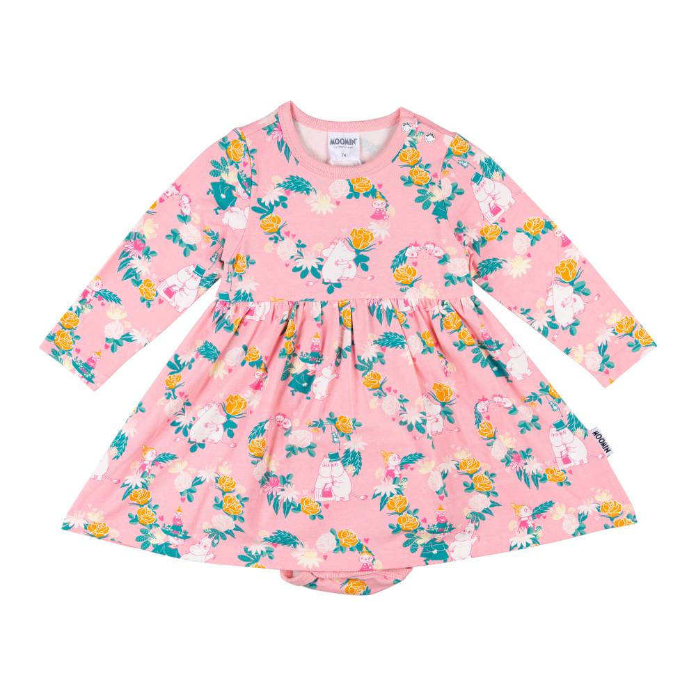 Moomin Soulmates Bodysuit Dress Pink - Martinex - The Official Moomin Shop