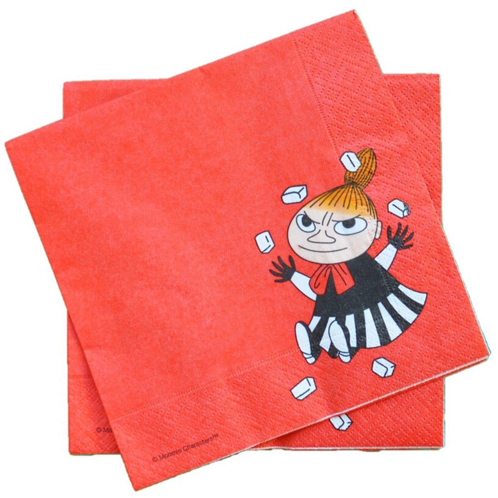 Paper Napkins Little My Red - Opto Design - The Official Moomin Shop