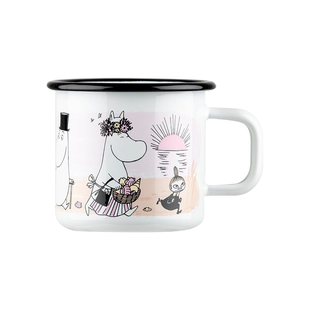 Moomin Enamel Mug 3.7 dl Moomin Beach  - Muurla - The Official Moomin Shop