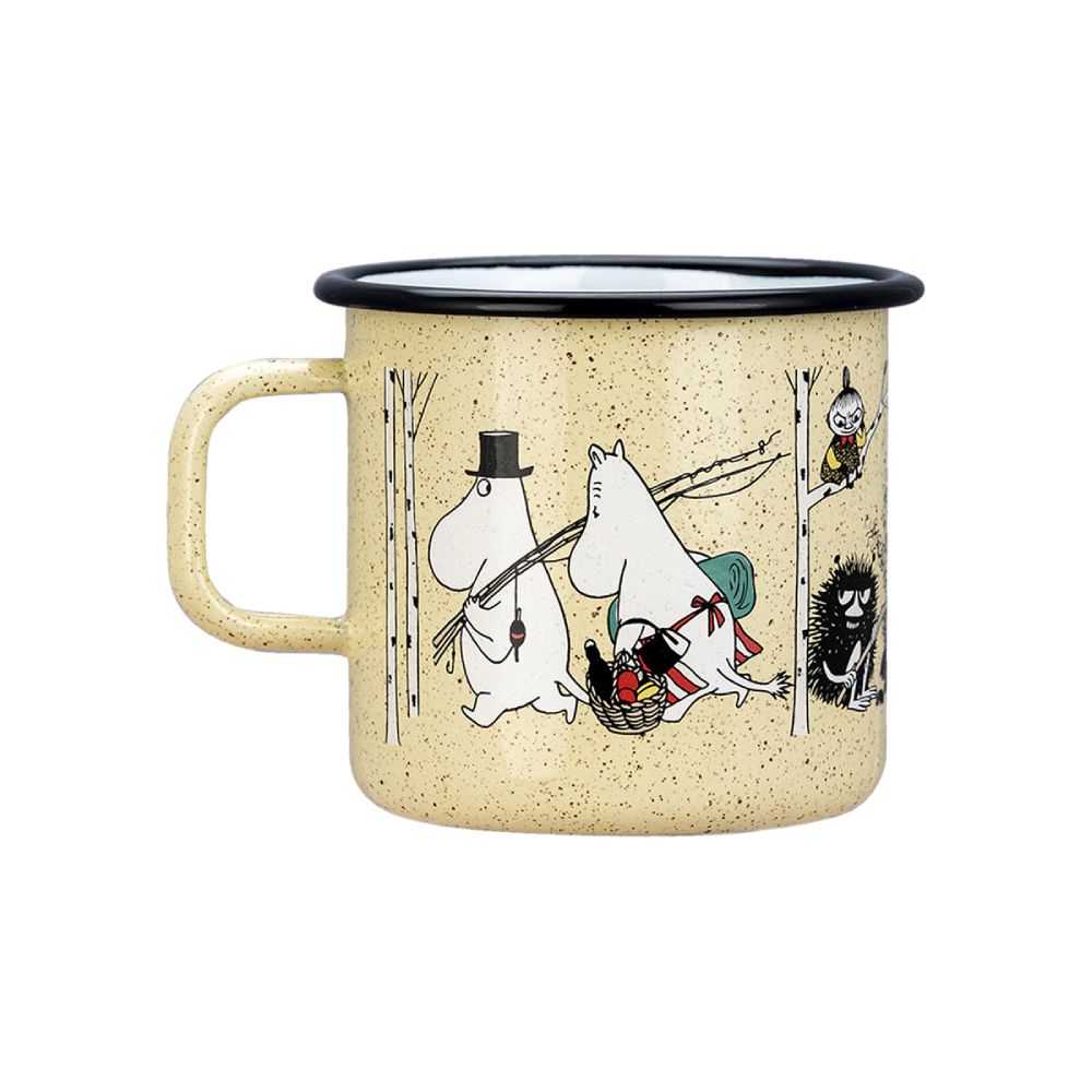Moomin Campers Mug 8dl Yellow - The Official Moomin Shop