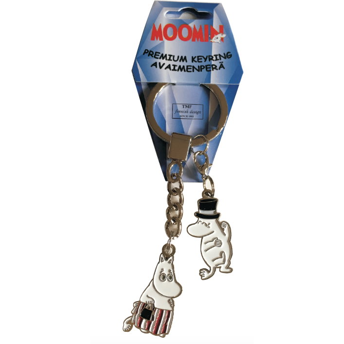 Moominmamma And Moominpappa Metal Keyring - TMF Trade - The Official Moomin Shop