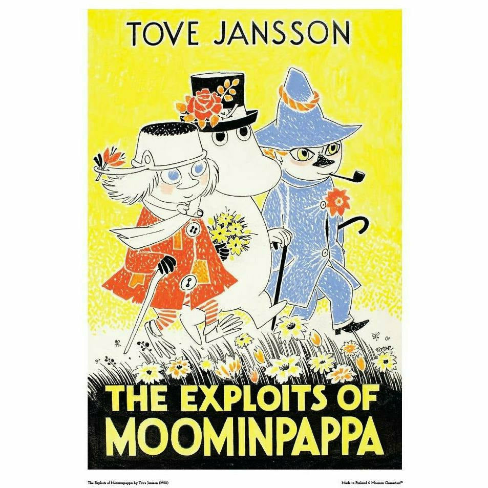 Moomin poster - The Exploits of Moominpappa 100 x 70 cm - The Official Moomin Shop