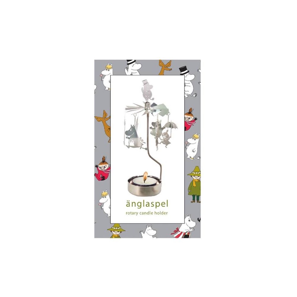 Moomin Rotary Candle Holder Moomin Family Silver - Pluto Produkter - The Official Moomin Shop
