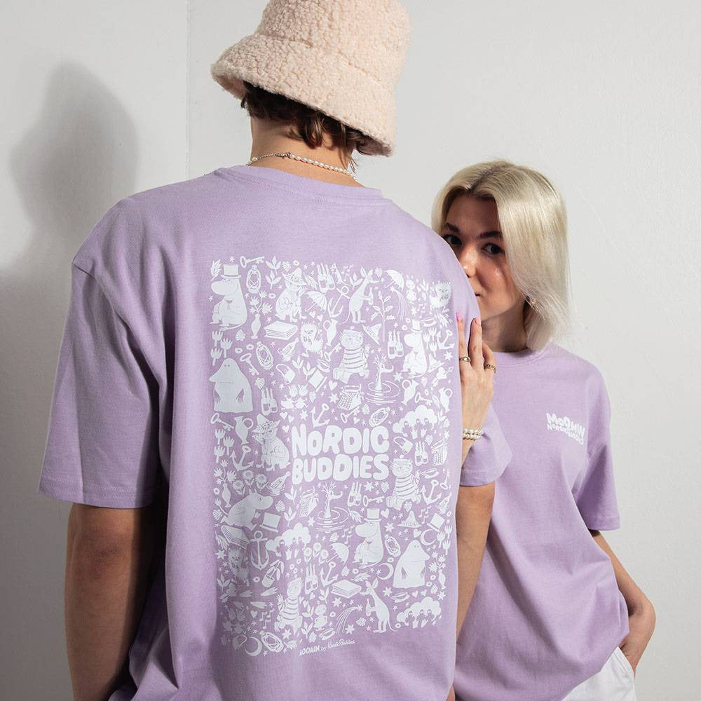Moomin T-shirt Lilac - Nordicbuddies - The Official Moomin Shop