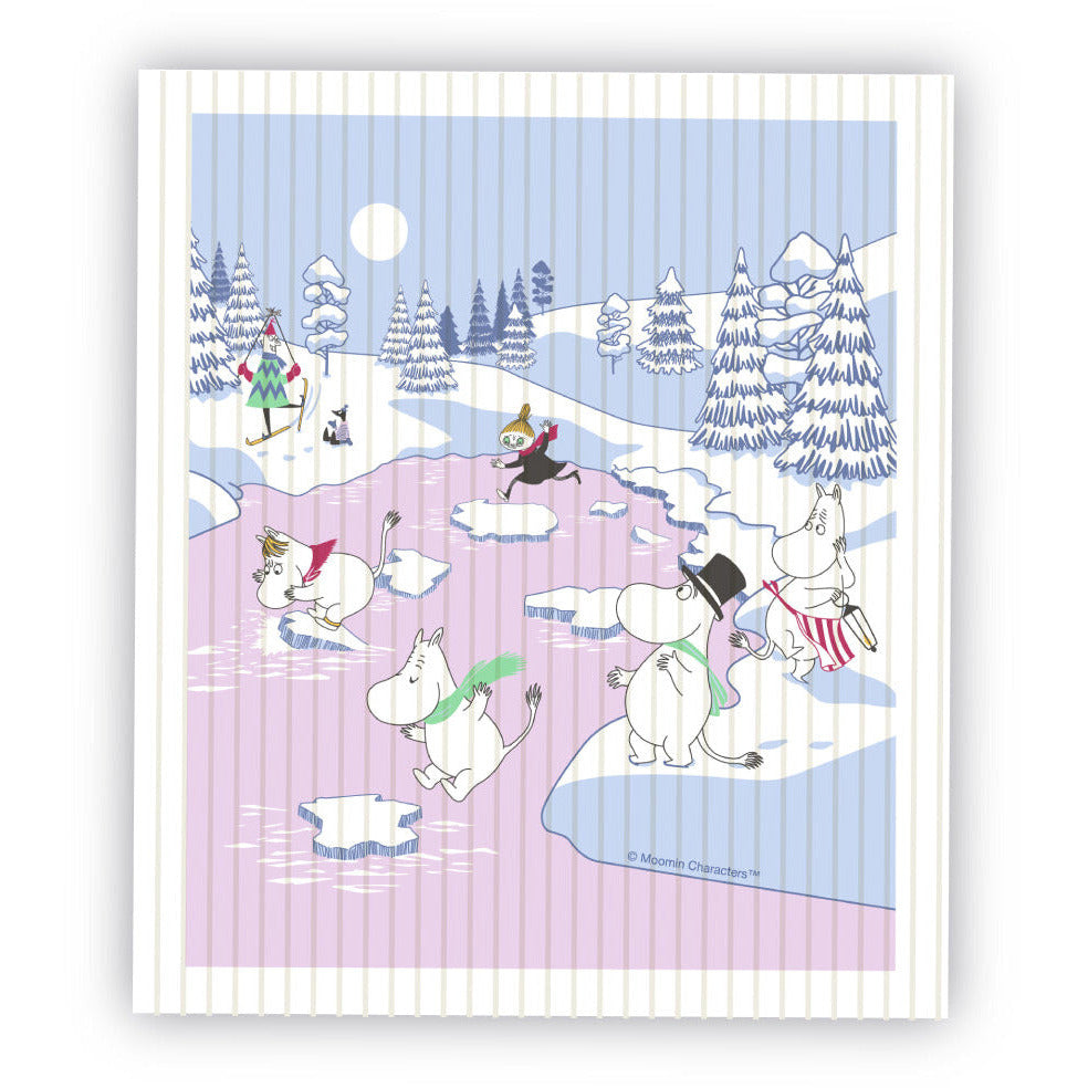 Moomin Winter Wonders Dish Cloth - Opto Design - The Official Moomin Shop