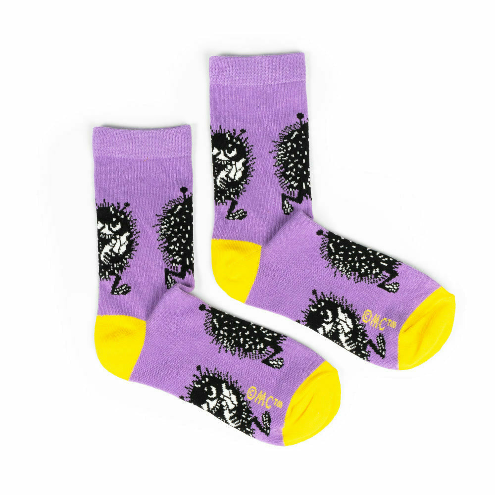 Stinky Getaway Socks Purple 36-42 - Nordicbuddies - The Official Moomin Shop