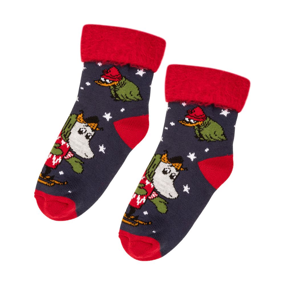Sorry-Oo Fluffy Socks Dark Blue - Martinex - The Official Moomin Shop