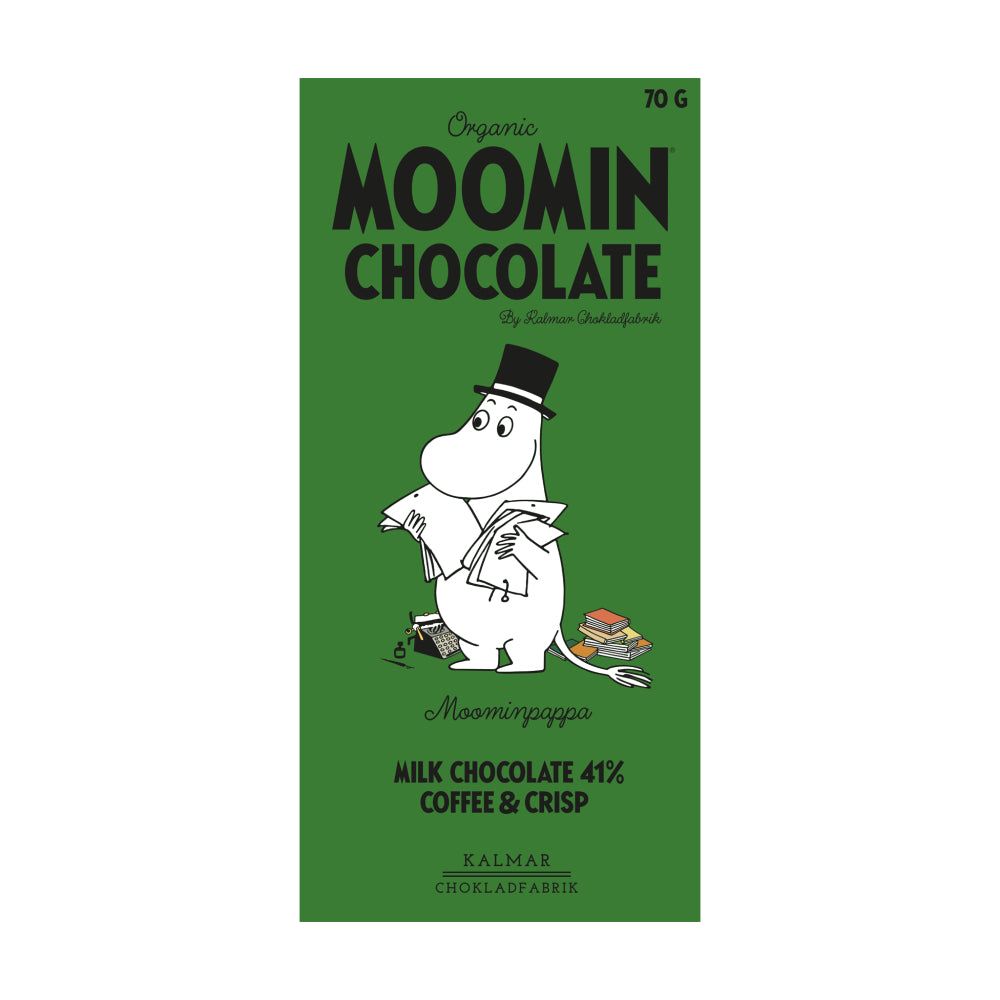 Moominpappa Milk Chocolate with Coffee & Crisp 70g - The Official Moomin Shop