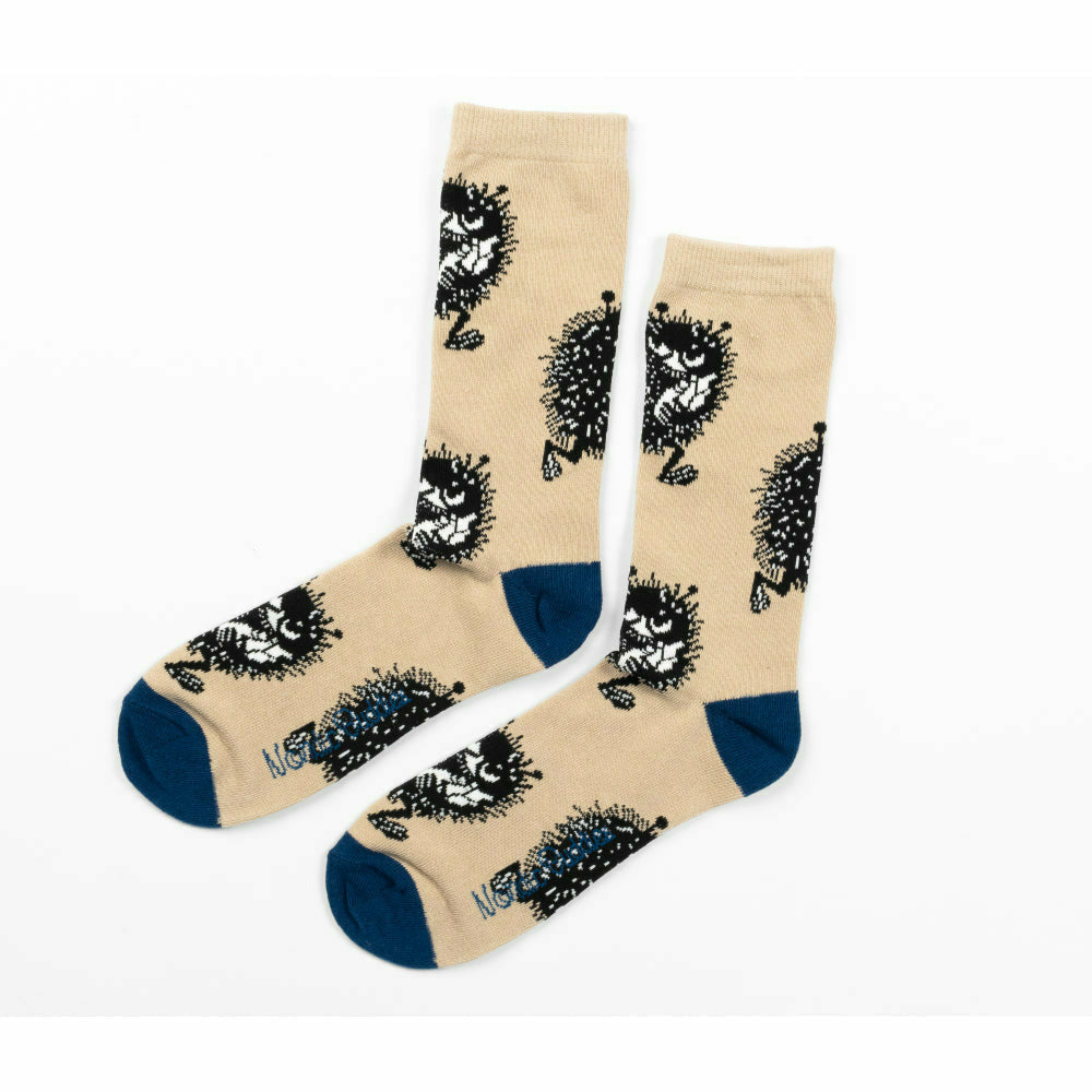 Stinky Getaway Socks Beige 40-45 - Nordicbuddies - The Official Moomin Shop