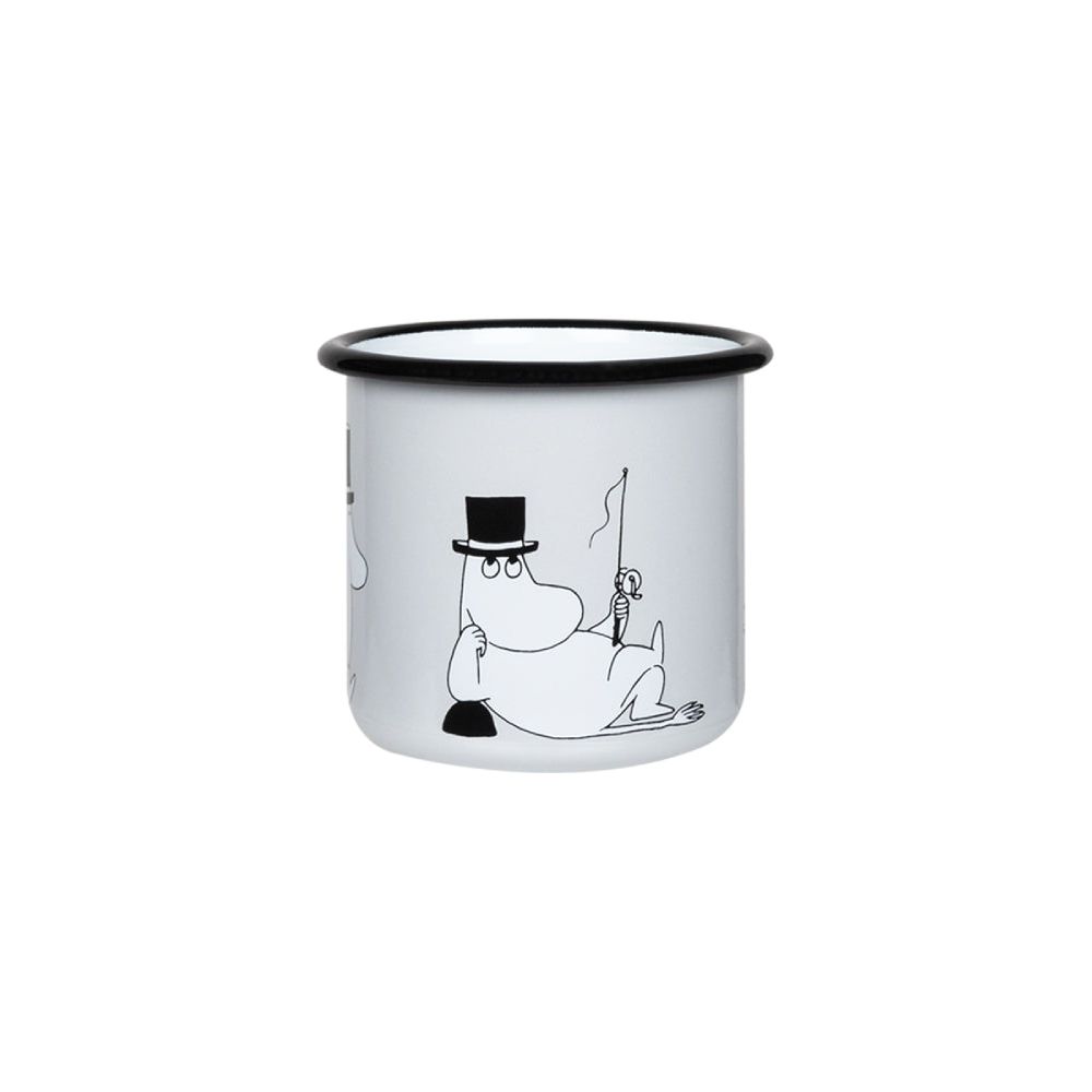 Moominpappa Retro Mug Grey 3,7 dl - Muurla - The Official Moomin Shop