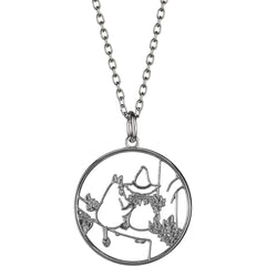 Friendship silver clearance necklace