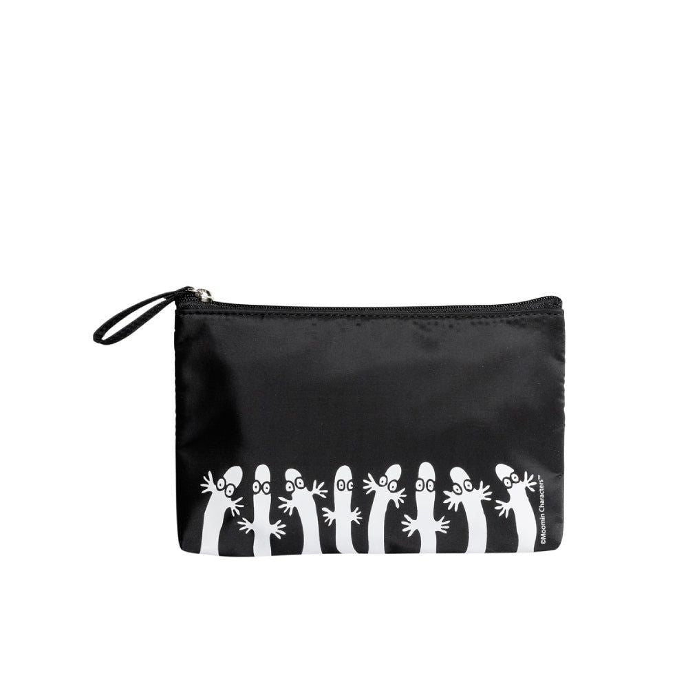 Hattifatteners Cosmetic Bag Small Black - Cailap - The Official Moomin Shop