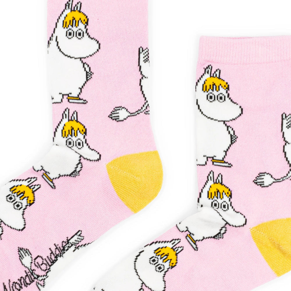 Snorkmaiden Idea Socks Pink 36-42 - Nordicbuddies - The Official Moomin Shop