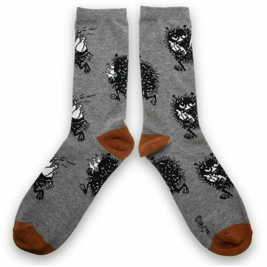 Stinky Getaway Socks 40-45 Grey - The Official Moomin Shop