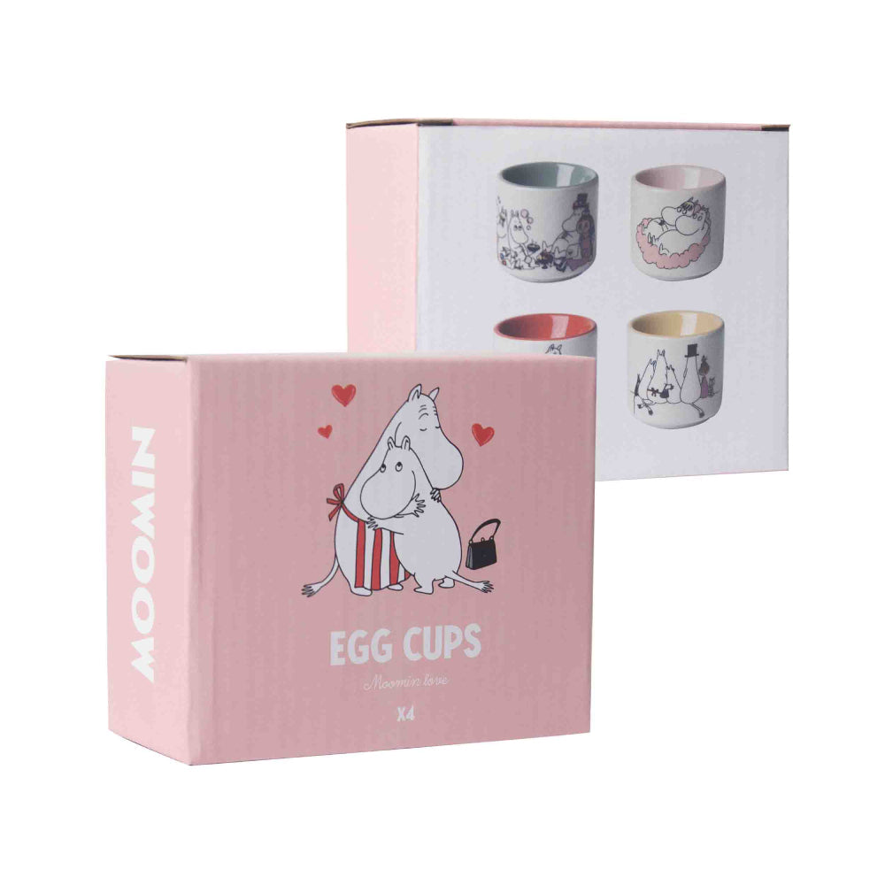 Moomin Love Egg Cups 4-set - Pluto Design - The Official Moomin Shop