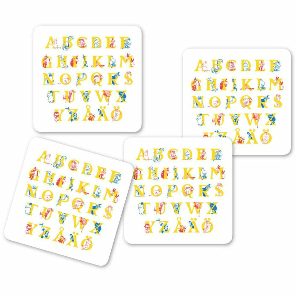 Moomin ABC Coaster 4-Pack - Opto Design - The Official Moomin Shop