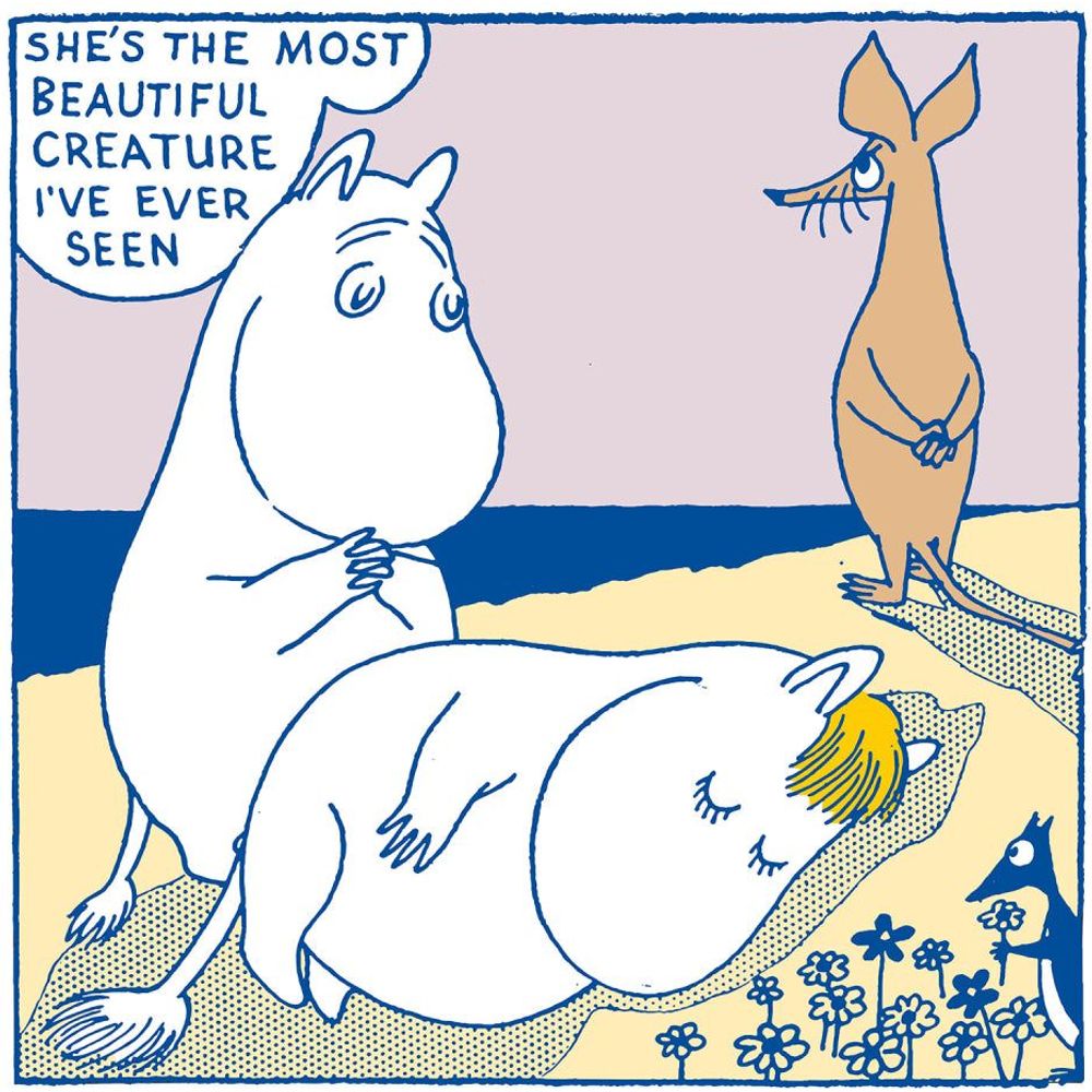 Greeting Card Beautiful Creature - Hype Cards - The Official Moomin Shop