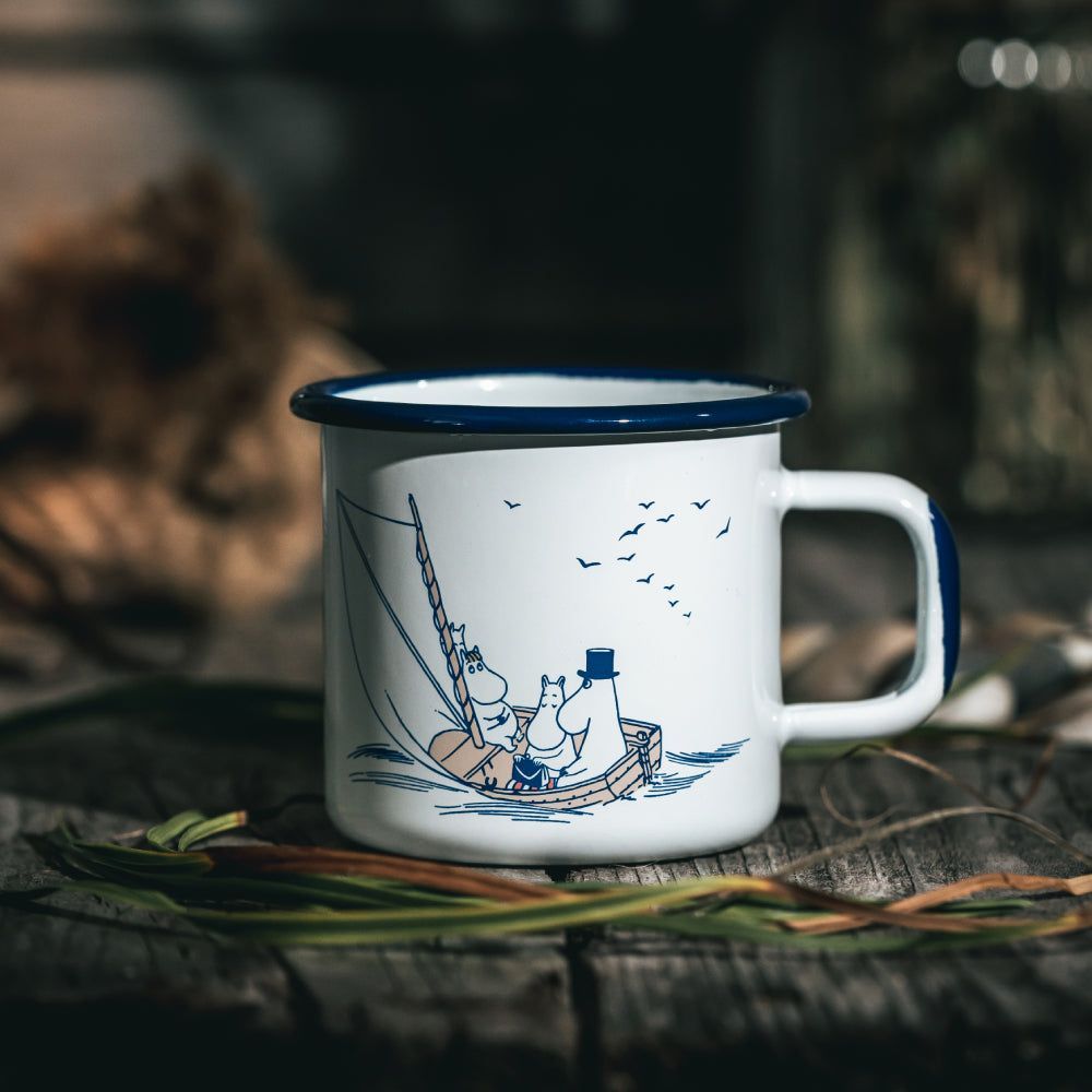 Moomin Sailors Mug 3,7dl White - The Official Moomin Shop