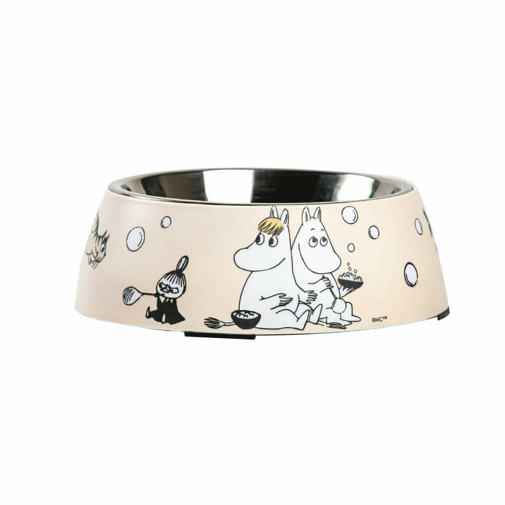 Moomin For Pets Food Bowl Beige M - Muurla - The Official Moomin Shop
