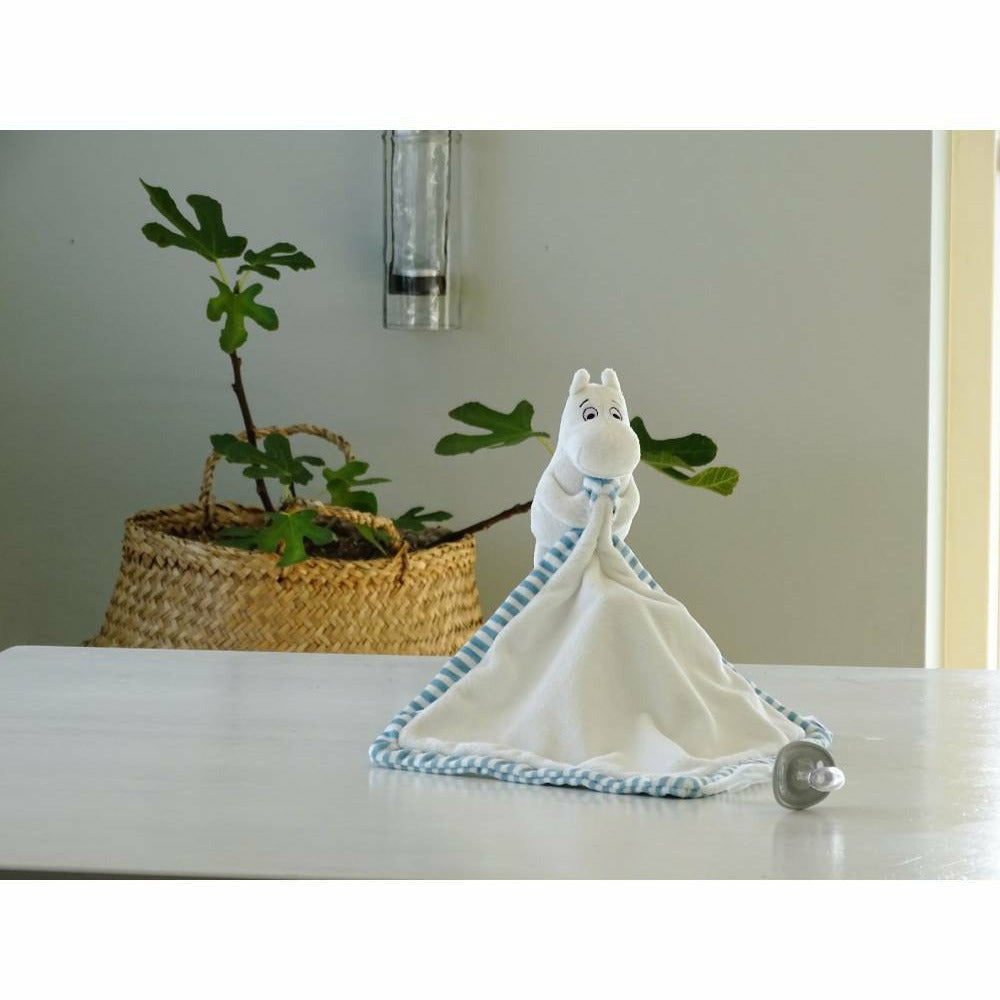 Moomintroll Baby Cuddle Blanket Light blue - Rätt Start - The Official Moomin Shop