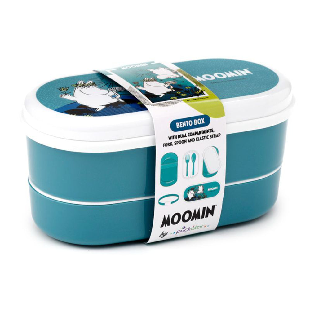 Moomin Stacked Lunch Box with Cutlery - Puckator - The Official Moomin Shop