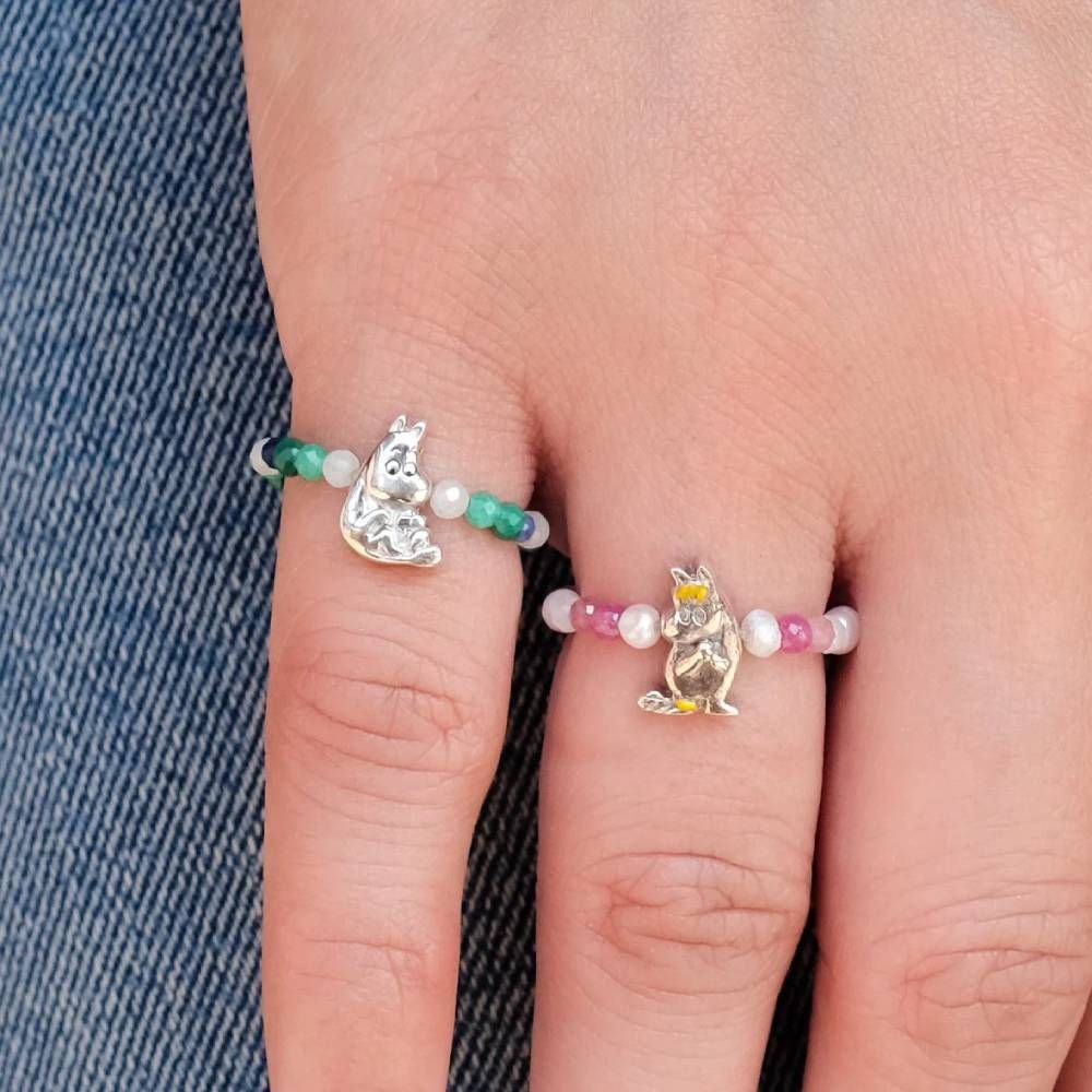 Snorkmaiden Genuine Stones Ring - Moress Charms - The Official Moomin Shop