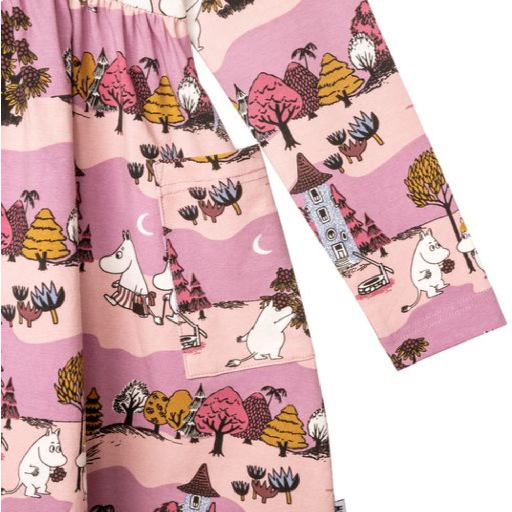 Moomin Valley Kids Pocket Dress Lilac - Martinex - The Official Moomin Shop