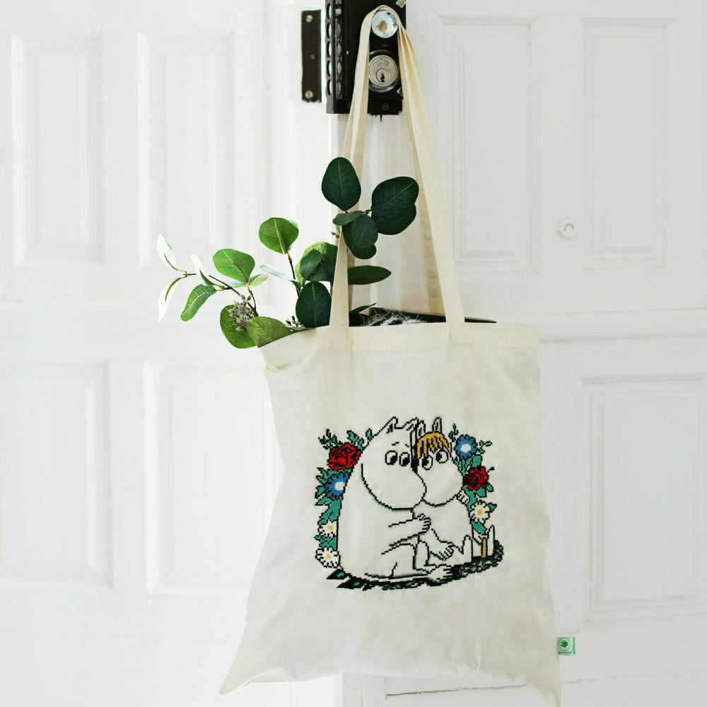 Moomin Cross Stitch Kit with Totebag - The Folklore Company - The Official Moomin Shop