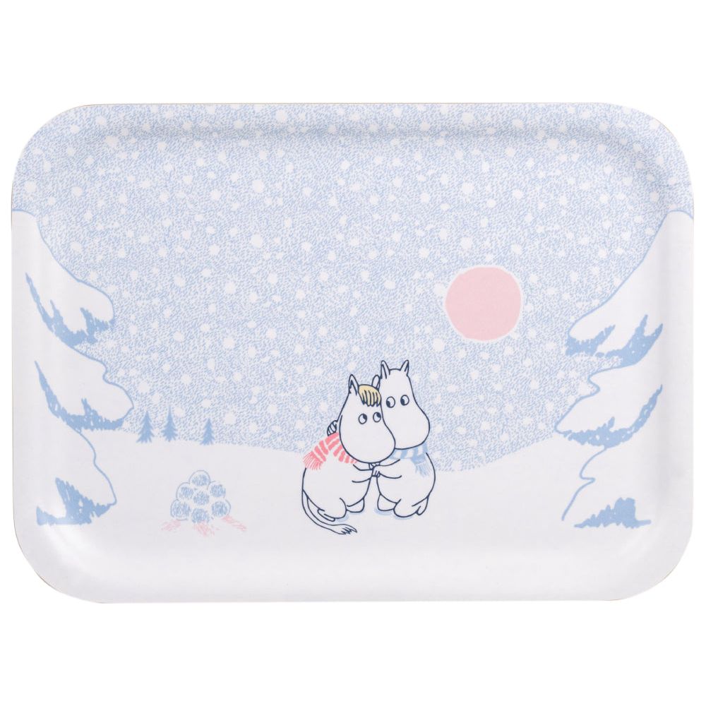 Moomin Tray Let it Snow 27x20cm - Muurla - The Official Moomin Shop