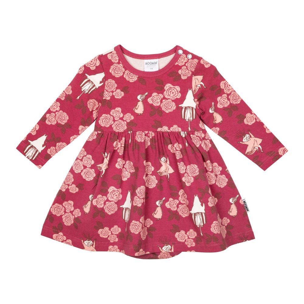 Moomin Inspiration Baby Body Dress Pink - Martinex - The Official Moomin Shop