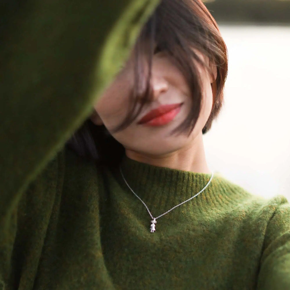 Snufkin Sterling Silver Necklace - Lumoava - The Official Moomin Shop