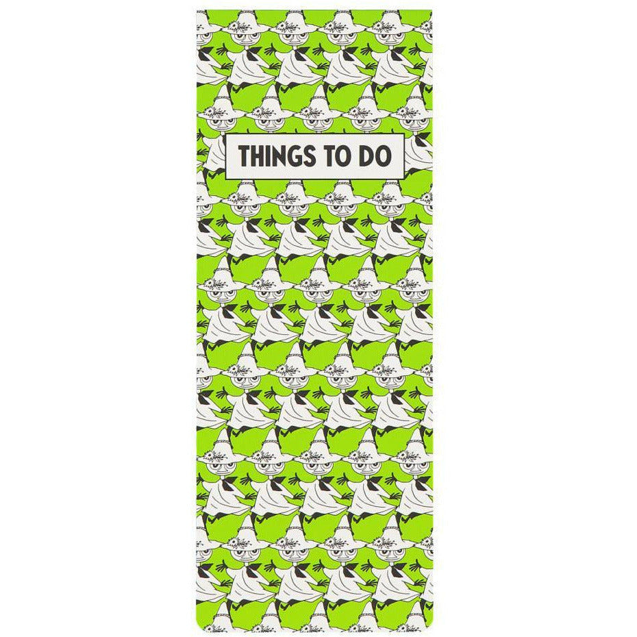 Moomin Pop Art TO-DO Pad Green - Anglo-Nordic - The Official Moomin Shop