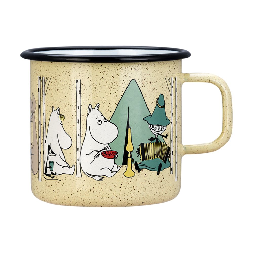Moomin Campers Mug 8dl Yellow - The Official Moomin Shop