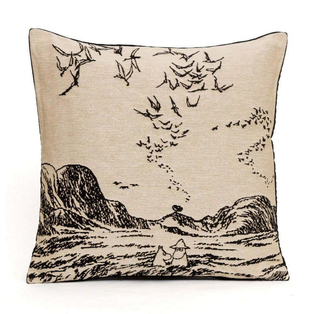 Moomins in sea Cushion Cover - Aurora Decorari - The Official Moomin Shop