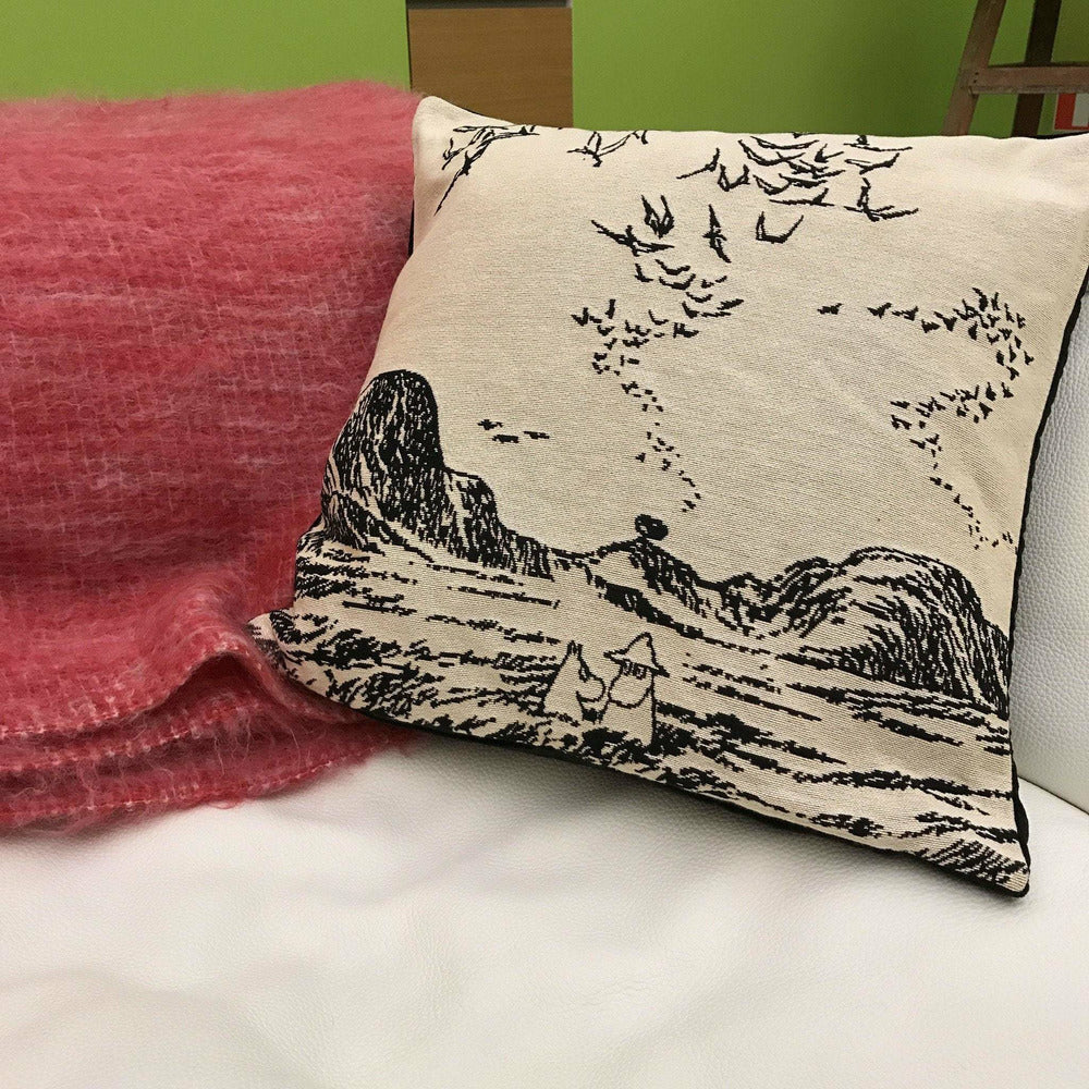 Moomins in sea Cushion Cover - Aurora Decorari - The Official Moomin Shop