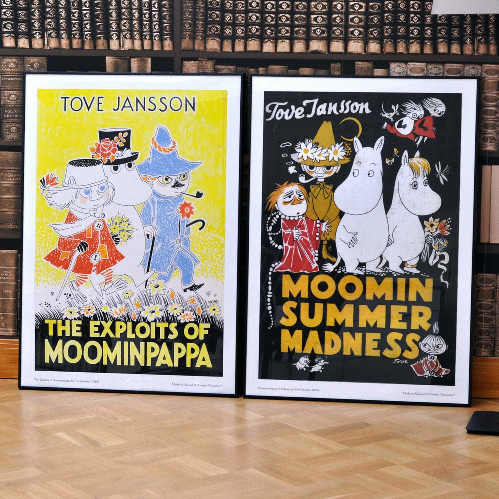 Moomin poster - The Exploits of Moominpappa 70 x 50 cm - The Official Moomin Shop