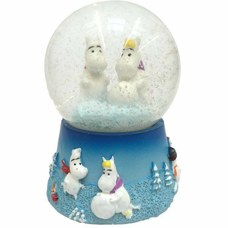 Moomintroll &amp; Snorkmaiden Snowglobe  - TMF Trade - The Official Moomin Shop