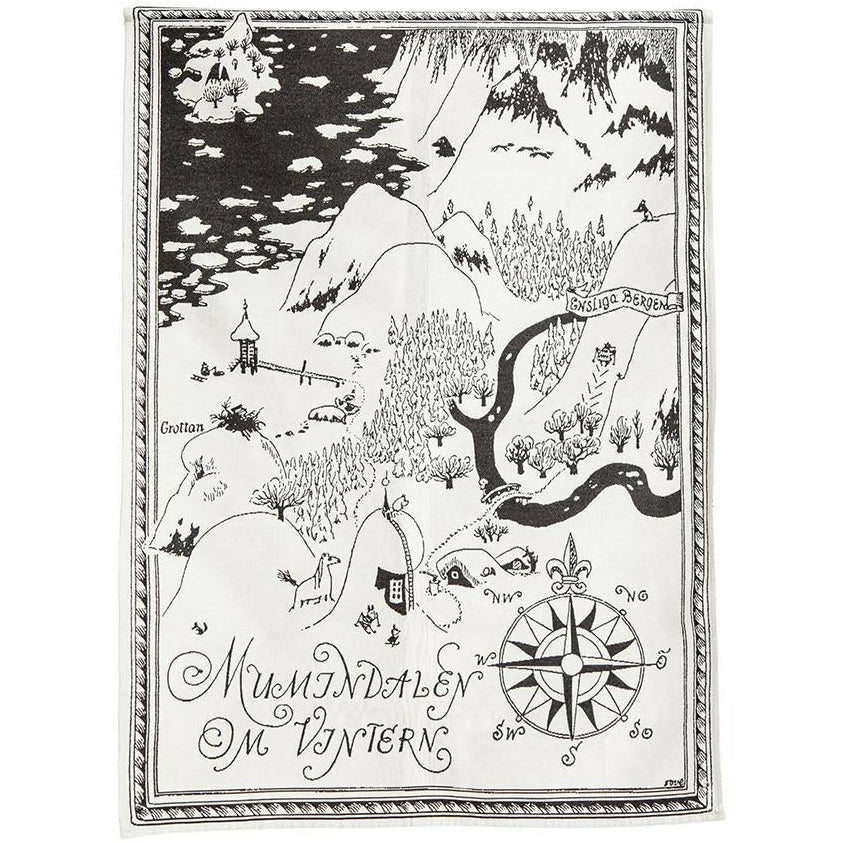 Moominvalley &quot;Midwinter&quot; Wall tapestry - Aurora Decorari - The Official Moomin Shop